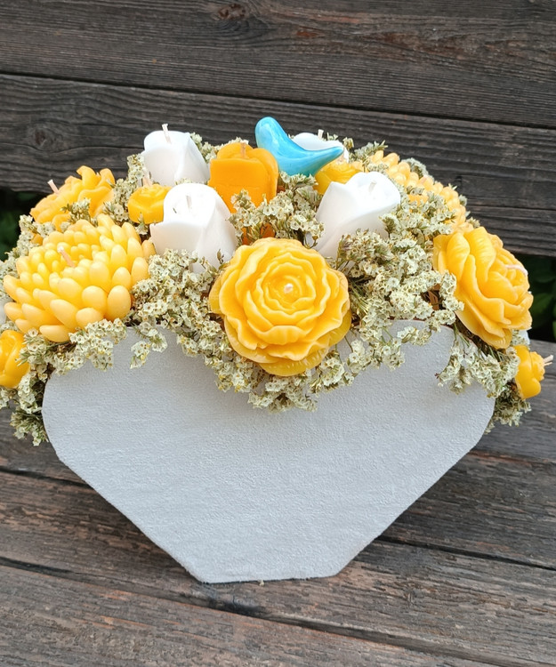 باکس گل شمع