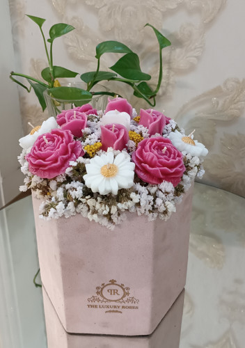 باکس گل شمع