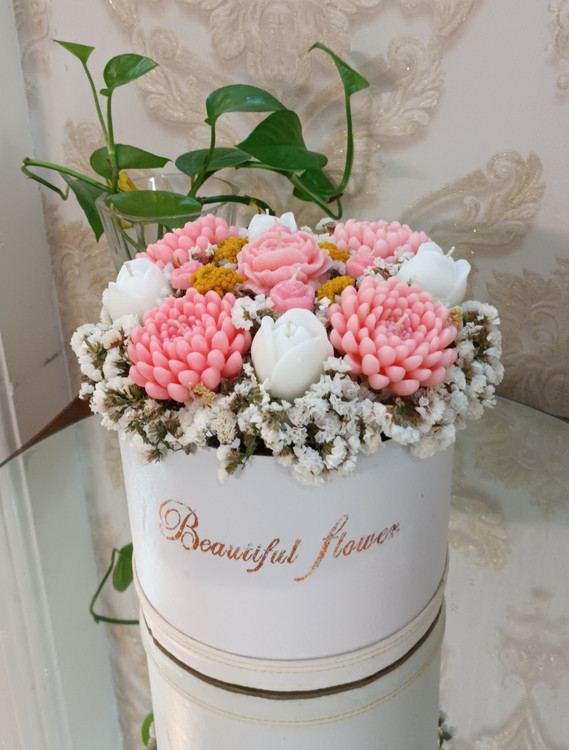 باکس گل شمع