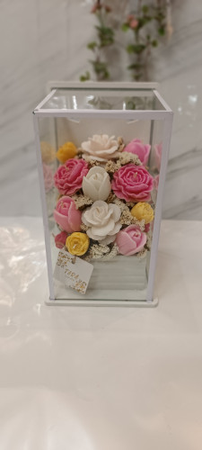 باکس شمع شیشه ای